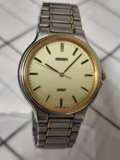 稼働品】SEIKO SPIRIT 7N01-6730 チタン コンビ - メルカリ