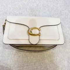 COACH　ホワイト白　ショルダーバッグ