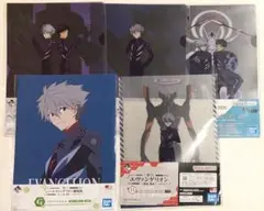 エヴァンゲリオン　クリアファイル　ステッカー　　渚カヲル　碇シンジ