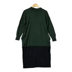 SLY スライ　ニット　ワンピース　カシミヤ　グリーン