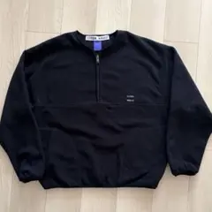 CITEN ハーフジップ フリース ブラック