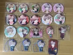 皆木綴 まとめ売り A3! エースリー 缶バッジ ラバーキーホルダー