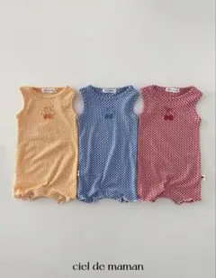 韓国ブランド⭐️ciel de maman ロンパース