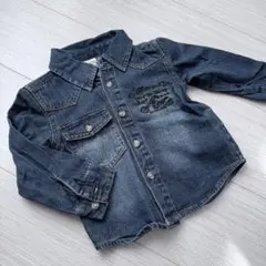 80/前後刺繍　デニムシャツ