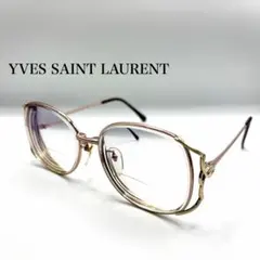 60sYves Saint Laure ビンテージサングラス ブルーレンズ - メルカリ