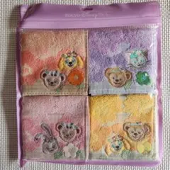 新品　ダッフィー　スプリングインブルーム　ミニタオルセット