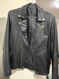 STUDIOUS ストゥディオス メンズ　レザー　ライダース　ブラック