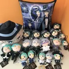 ツイステ オクタヴィネル寮 ジェイド フロイド アズール ぬいぐるみ クッション