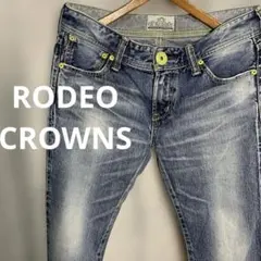 RODEO CROWNS ブルーデニム ストレート　M