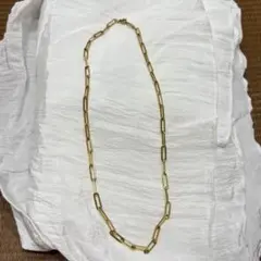 美品　ステンレス製　ネックレス　ゴールド