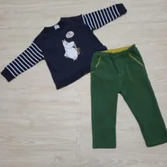 MOOMIN klädskåp ムーミン トップス パンツ セット 90