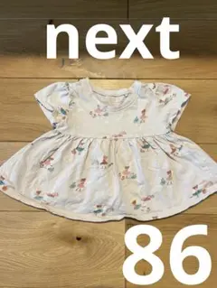 【next】ペプラムTシャツ 86cm