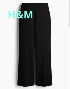 H&m ブラック スラックス 160/72a