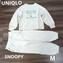 【UNIQLO】SNOOPY　チャーリーブラウン　野球　長袖　ルームウェア　Мのサムネイル