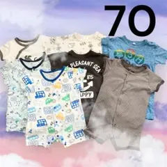 男の子　ロンパース　カバーオール　まとめ売り 70cm 春夏秋