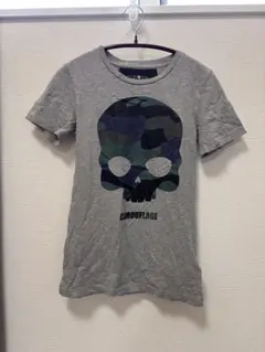 ち*む様 HYDROGEN カモフラージュスカル Tシャツ Sのサムネイル