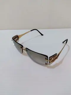 未使用！CAZAL カザール 高級サングラス ツーポイント リムレスのサムネイル