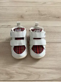familiar×asicsシューズ 12cmファミリアチェック