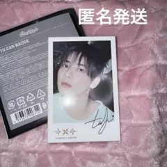 TXT starkissed POPUP スクエアフォト缶バッジ　テヒョン