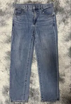 デニム ジーンズ ライトブルー ストレートデニム レディース L パンツ