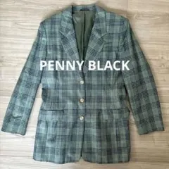penny black チェック柄ジャケット　イタリア製　42号　ヴィンテージのサムネイル