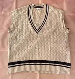 relume JOURNAL STANDARD チルデンニットベスト ベージュ