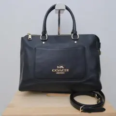 コーチ マーサー サッチェル ペブルドレザー ハンドバッグ F37575 