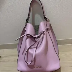 FURLA ピンク バケットバッグ