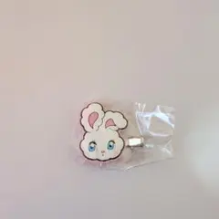 foxy illustration ガチャガチャ ヘアクリップ うさぎ