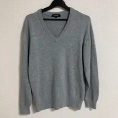 BURBERRY バーバリー Ｖネックニット グレー サイズ150