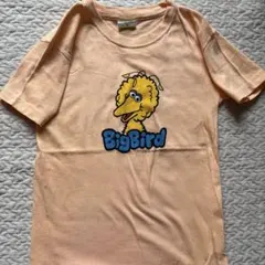 値下げしました！セサミストリートTシャツキッズ服オレンジのサムネイル