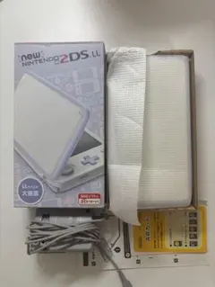New ニンテンドー2DS LL ホワイト×ラベンダー 本体 任天堂
