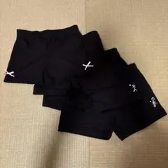 一分丈スパッツ オーバーパンツ 120cm 4枚セット