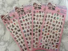 ラブブ LABUBU スポンジシール 4枚セット