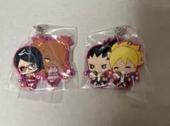 BORUTO ラバーマスコット ボルト シカダイ　サラダ　チョウチョウ