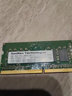 SanMax 8GB PC4-2666Vメモリ2枚 - メルカリ