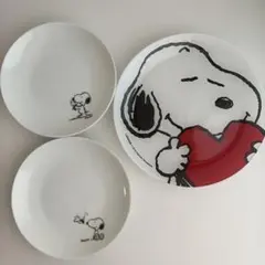 スヌーピー プレート 3枚セット ローソン限定　非売品