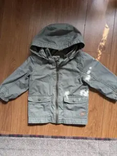 H&M ベビー アウター 80 カーキ フード付き ジャケット 男女兼用のサムネイル