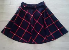 フレアスカート ひざ丈スカート