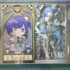 神椿市建設中 狸眼 クリアカード 2枚セット ドンキ 神椿 V.W.P 理芽