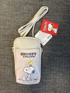 Nao様専用 スヌーピーのショルダーポーチ(グレー)