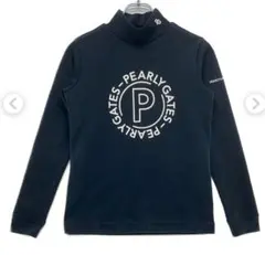 PEARLY GATES モックネックシャツ ダークネイビー 0サイズ