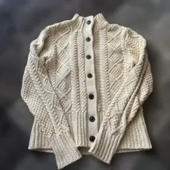 L.L. Bean Signature ケーブルニットセーター XS アイボリー