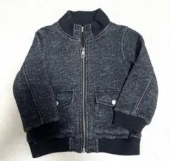 THE SHOP TKグレー ジップアップジャケット