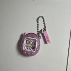 たまごっち ミニチュアチャーム いちご柄 パープル