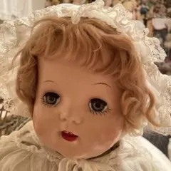 ビンテージドール ラトルベッドドール 双子 50s ベビーレトロ