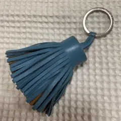 【美品】HERMES カルメン　チャーム　セレステ×ゴールド バイカラーのサムネイル