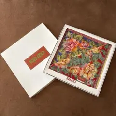 【新品】KENZO ハンカチ 花柄 色違い2枚セット