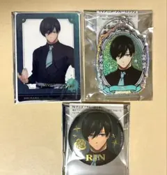 ブルーロック　糸師 凛　缶バッジセット　ばろばろカフェ　ののしり　ANIQUE