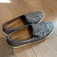 JIMMY CHOO グリッタースリッポン　37